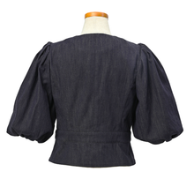 画像をギャラリービューアに読み込む, バルーンスリーブ デニムジャケット|actrhea(アクトレイア)