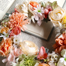 画像をギャラリービューアに読み込む, 自然な色合いのフラワーリース*Orange|Luna et Lily(ルナエリリ)