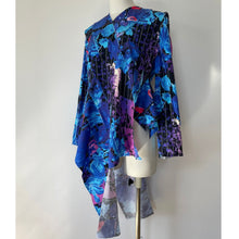 画像をギャラリービューアに読み込む, Patchwork shirt E blue - パッチワークシャツ Eブルー|Merci DIEU(メルシーデュー)