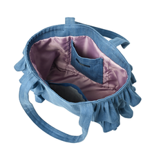 画像をギャラリービューアに読み込む, デニムフリルバッグ|actrhea(アクトレイア)