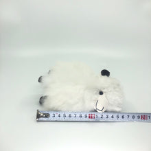 画像をギャラリービューアに読み込む, ベビーアルパカの天然皮革 リャマ ぬいぐるみ|ペルー職人手仕事・一点もの