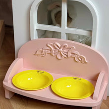 画像をギャラリービューアに読み込む, クラシック彫刻 木製フードスタンド|犬猫兼用 ペット用食器台|MyUnipet(マイユニペット)