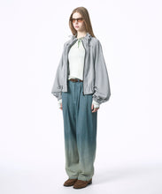 画像をギャラリービューアに読み込む, 【期間限定】ギンガム ギャザー ブルゾン|Nora Lily elle(ノラリリーエル)