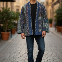 画像をギャラリービューアに読み込む, vintage kantha jacket "蒼の記憶" #1|ananyaユイイツムニ(アナンヤユイイツムニ)