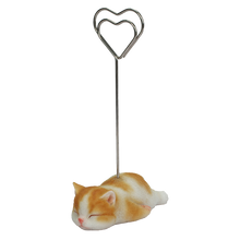 画像をギャラリービューアに読み込む, 茶トラ白猫 メモホルダー|WooBia(ウービア)