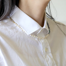 画像をギャラリービューアに読み込む, ブレスレットにもなる!サージカルステンレスチェーンと2style淡水パールのハーフネックレス|FT2 works(エフティーツーワークス)