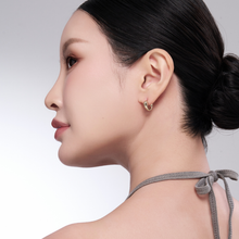 画像をギャラリービューアに読み込む, Drop Curve Hoops Pierce|Lyvi(ライヴィ)