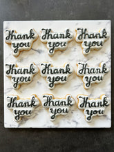 画像をギャラリービューアに読み込む, 有機小麦使用 無添加アイシングクッキー〜thank you スタイリッシュ プチギフト〜|ATELIER CHUCOLA(アトリエチュコラ)