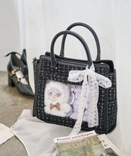 画像をギャラリービューアに読み込む, ツイードフラップバッグ(Black)|MARSLY(マーズリー)