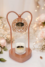 画像をギャラリービューアに読み込む, キャンドルウォーマーシャンデリアハート|MON AROME CHERI candle(モナロームシェリキャンドル)