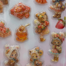 画像をギャラリービューアに読み込む, HoneyBabyいちご箔押しCandyGemsシール|nene_hope_heart(ネネホープハート)