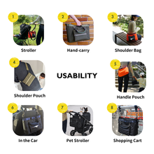 画像をギャラリービューアに読み込む, NEST Stroller Bag & Universal Shoulder Strap(セット販売)|MEMORAB(メモラブ)