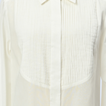 画像をギャラリービューアに読み込む, コットンボイル タキシードシャツ|actrhea(アクトレイア)