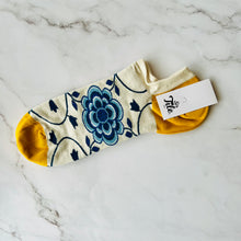 画像をギャラリービューアに読み込む, アズレージョ柄アンクルソックス_Camellia|ポルトッカ