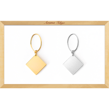 画像をギャラリービューアに読み込む, 四角いプレート付きスカーフリング|ARAMA TOKYO(アラマトーキョー)