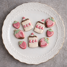 画像をギャラリービューアに読み込む, いちごパーティー|sumirecookies(スミレクッキーズ)