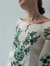 画像をギャラリービューアに読み込む, リネン 刺繍ブラウス「ロマンティック」|Ukrainian Embroidery Wear ”Mavka”(ウクライナシシュウノアパレル マウカ)
