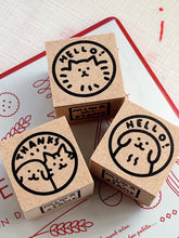 画像をギャラリービューアに読み込む, ひとことスタンプ|mh-mignon(エムエイチミニョン)