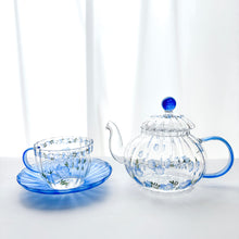 画像をギャラリービューアに読み込む, 青空のように澄みわたるネモフィラのガラスティーセット|Blanche Neige By ちょこにゃん(ブランシュネージュバイチョコニャン)