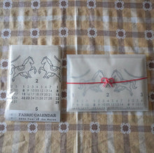 画像をギャラリービューアに読み込む, 2026 Fabric Calendar -Year of Horse-|soiesoie(ソワソワ)