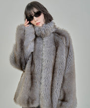 画像をギャラリービューアに読み込む, モルテッド フェイクファー ブルゾン|Nora Lily elle(ノラリリーエル)