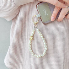 画像をギャラリービューアに読み込む, パール&ハートストラップ|pudi(プディ)
