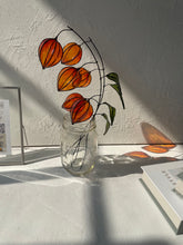 画像をギャラリービューアに読み込む, ほおずきの枝|wire art Niko(ワイヤーアートニコ)