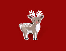 画像をギャラリービューアに読み込む, トナカイ ピンバッジ・アンブレラマーカー|HONAMIRUKA(ホナミルカ)