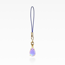 画像をギャラリービューアに読み込む, 色が変わる宝石ストラップ アジサイ石「アジサイの雫」 14×10mm|atelier ShowKer(アトリエショーカー)