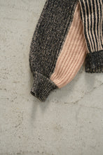 画像をギャラリービューアに読み込む, stripe zip Knit|Mistletoe(ミソルト)