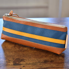 画像をギャラリービューアに読み込む, 革と高島帆布のペンケース|Cogocoro(コゴコロ)