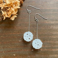 画像をギャラリービューアに読み込む, フラーレン 水晶 2mm エレガンスチェーン ピアス・イヤリング|紬(ツムギ)