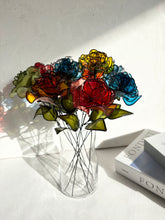 画像をギャラリービューアに読み込む, カラフルローズ|wire art Niko(ワイヤーアートニコ)