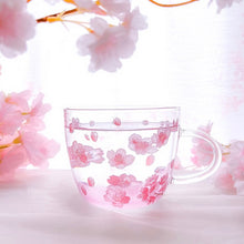 画像をギャラリービューアに読み込む, 時を映す桜の耐熱グラス – 昼桜と宵桜 – |Blanche Neige By ちょこにゃん(ブランシュネージュバイチョコニャン)