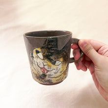 画像をギャラリービューアに読み込む, 角マグカップ ねこA|ヨシウラチヒロ