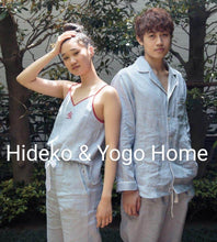画像をギャラリービューアに読み込む, ブルーダンガリーのキャミソール(パイピング白)|Hideko & Yogo Home(ヒデコアンドヨーゴホーム)