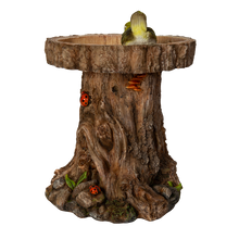 画像をギャラリービューアに読み込む, 切り株の鳥の餌入れ|WooBia(ウービア)