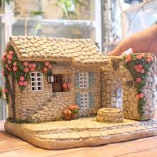 画像をギャラリービューアに読み込む, ソーラーライトのモルタルハウス・プロヴァンスの街並み(アーチ)|plants.garden.paradise(プランツガーデンパラダイス)