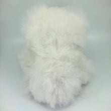 画像をギャラリービューアに読み込む, ベビーアルパカの天然皮革 テディベアぬいぐるみ|ペルー職人手仕事・一点もの