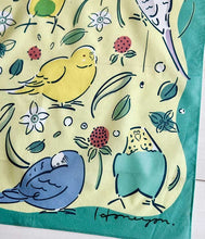 画像をギャラリービューアに読み込む, ハンカチ〈セキセイインコ〉|コトリヨガ