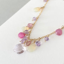 画像をギャラリービューアに読み込む, ピンクアメジストのハートのネックレス|Na Lumière (ナ ルミエール)