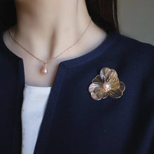 画像をギャラリービューアに読み込む, 天然色ピンクしずく淡水パールネックレス|SAKURA jewelry(サクラジュエリー)