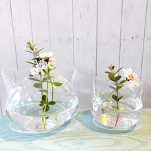 画像をギャラリービューアに読み込む, ネコの親子フラワーベース