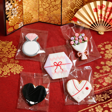 画像をギャラリービューアに読み込む, 和風【ウェディング】ご結婚祝い アイシングクッキーBOX 小|うみさんち