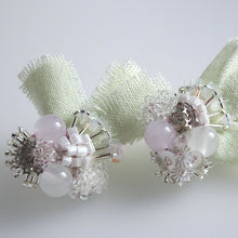 画像をギャラリービューアに読み込む, 草木染めフリンジのピアス|hanmmmo(ハンモ)