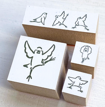 画像をギャラリービューアに読み込む, 「小鳥とヨガ」文鳥さんスタンプセット〈1〉|コトリヨガ