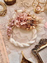 画像をギャラリービューアに読み込む, くすみピンクのカラーしめ縄|flowers luciole(フラワーズ ルシオール)