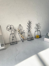 画像をギャラリービューアに読み込む, 立体鉢植え|wire art Niko(ワイヤーアートニコ)