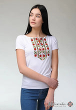 画像をギャラリービューアに読み込む, 刺繍入りT-シャツ|Ukrainian Embroidery Wear ”Mavka”(ウクライナシシュウノアパレル マウカ)