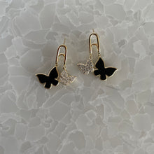 画像をギャラリービューアに読み込む, モノトーンバタフライピアス|Novedad.(ノベダ)